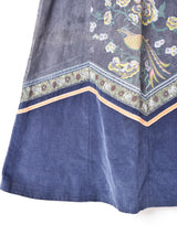 ペイント 切り替え スエードスカート