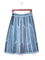 70's   パッチワーク レザースカート