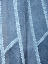 70's   パッチワーク レザースカート