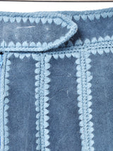 70's   パッチワーク レザースカート