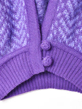 総柄 カーディガン