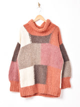 タートルネック ビッグシルエット セーター