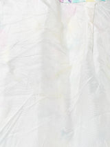 総柄 切り替えデザイン フレアスカート