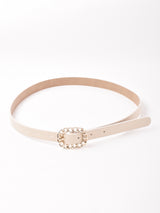 チェーン スクエア ベルト アイボリー