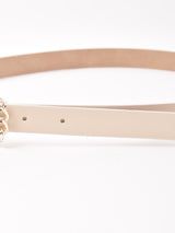 チェーン スクエア ベルト アイボリー