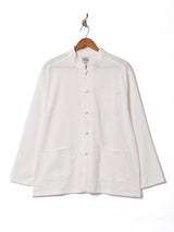 【3色展開】Backers コットンリネン チャイナボタンジャケット