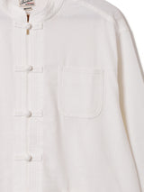 【3色展開】Backers コットンリネン チャイナボタンジャケット