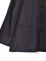 【3色展開】Backers コットンリネン チャイナボタンジャケット