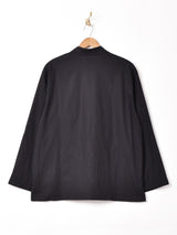 【3色展開】Backers コットンリネン チャイナボタンジャケット