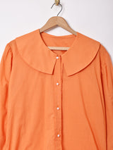 ビッグカラー 長袖ブラウス