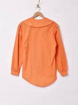 ビッグカラー 長袖ブラウス