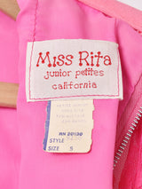 花柄レース スリーブレスワンピース