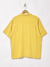 【5色展開】Backers リネンミックス オープンカラー 半袖シャツ