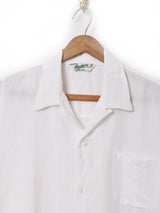 【5色展開】Backers リネン混 半袖 オープンカラーシャツ