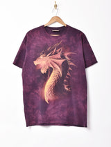 THE MOUNTAIN ドラゴンプリントTシャツ