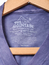 THE MOUNTAIN オオカミ プリントTシャツ