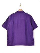 【5色展開】Backers リネン混 半袖 オープンカラーシャツ