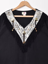 アメリカ製 フリンジ×スタッズ デザインTシャツ