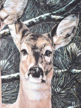 THE MOUNTAIN シカ プリントTシャツ