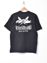 イーグル 両面プリントTシャツ