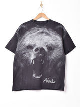 クマ プリントTシャツ