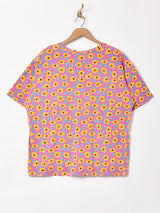 アメリカ製 花柄 Tシャツ