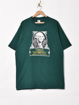 アメリカ製 ジョージ・ワシントン 両面プリントTシャツ