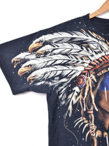 インディアン 両面プリントTシャツ