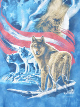 オオカミ プリントTシャツ