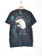 カナダ製 イーグル プリントTシャツ