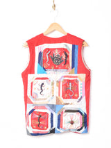 ハンドメイド パッチワークベスト