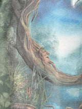 THE MOUNTAIN 月夜 プリントTシャツ