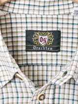 ビッグシルエット チェック柄シャツ