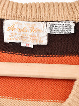 ラインデザイン ニットベスト