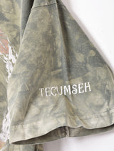 THE MOUNTAIN フェザー プリントTシャツ