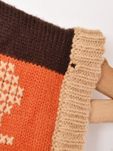 ラインデザイン ニットベスト