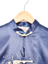 中国製 刺繍 チャイナシャツ