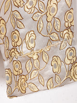 織り柄 長袖ブラウス