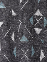 総柄 ニットベスト