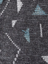 総柄 ニットベスト