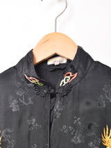 中国製 刺繍 チャイナシャツ