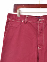 後染め Ralph Lauren コットンショートパンツ W35