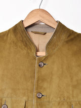 ヌバックレザー ブルゾン