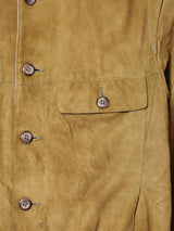 ヌバックレザー ブルゾン