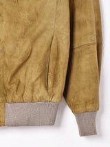 ヌバックレザー ブルゾン