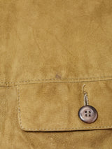 ヌバックレザー ブルゾン