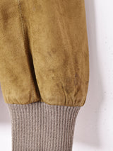 ヌバックレザー ブルゾン