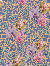 花柄 長袖ワンピース