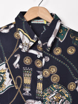 【2色展開】Emerald Motel 総柄 長袖シャツ