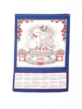 ネコプリント カレンダータペストリー